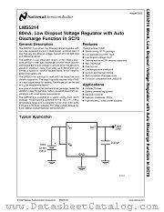 LMS5214IMGX-2.9 datasheet pdf National Semiconductor