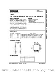100391QC datasheet pdf Fairchild Semiconductor