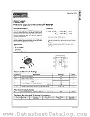 FDG316P_NL datasheet pdf Fairchild Semiconductor