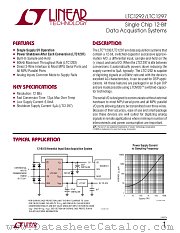 LTC1297 datasheet pdf Linear Technology