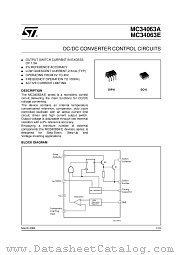 MC34063EB datasheet pdf ST Microelectronics