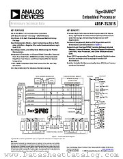 ADSP-TS201SABP-050 datasheet pdf Analog Devices