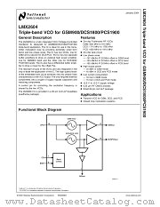 LMX2604EVAL datasheet pdf National Semiconductor