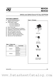 M24C64-WMN6 datasheet pdf ST Microelectronics