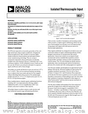 5B37-CUSTOM datasheet pdf Analog Devices