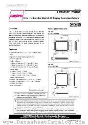 LC75810E datasheet pdf SANYO