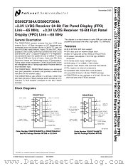 DS90CF364AMTD datasheet pdf National Semiconductor