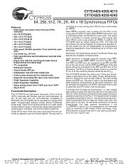 CY7C4245-25ACT datasheet pdf Cypress