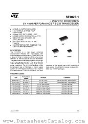 ST207EHB datasheet pdf ST Microelectronics