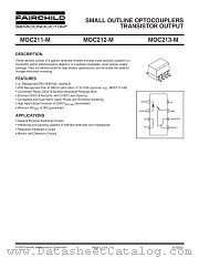 MOC212VM datasheet pdf Fairchild Semiconductor