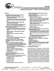 CY3130R62 datasheet pdf Cypress