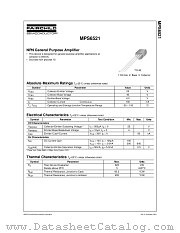 MPS6521_D26Z datasheet pdf Fairchild Semiconductor
