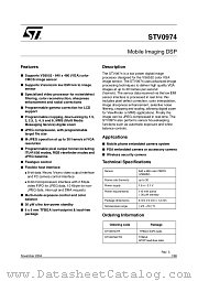STV0974E datasheet pdf ST Microelectronics