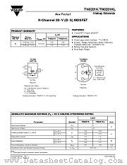 TN0201KL datasheet pdf Vishay