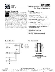 ICS8735I-21 datasheet pdf Texas Instruments