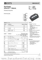 VMM650-01F datasheet pdf IXYS