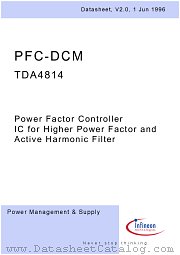TDA 4814 datasheet pdf Infineon
