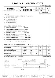 KLR03USD datasheet pdf Cosmo Electronics