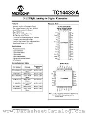 TC14433COG datasheet pdf Microchip
