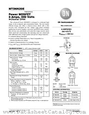 MTD6N20ET4 datasheet pdf ON Semiconductor