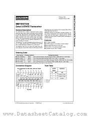 MM74HCT245SJX datasheet pdf Fairchild Semiconductor
