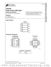 JM38510F75203SDA datasheet pdf National Semiconductor