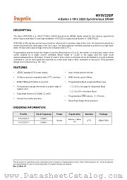 HY5V22GF datasheet pdf Hynix Semiconductor