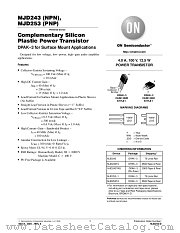 MJD243T4 datasheet pdf ON Semiconductor