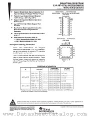 SN74LVTH540NSR datasheet pdf Texas Instruments