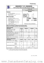 B0530WS datasheet pdf Taiwan Semiconductor