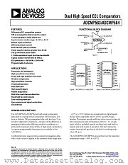 ADCMP564BRQ datasheet pdf Analog Devices