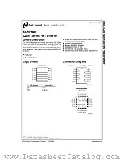 5962-8973401VDA(54ACTQ04W-QMLV) datasheet pdf National Semiconductor