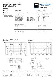 MQF20.0-0300/01 datasheet pdf Vectron