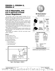 CS5204-3 datasheet pdf ON Semiconductor