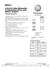 NBSG14MNR2 datasheet pdf ON Semiconductor