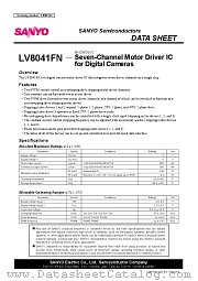 LV8041FN datasheet pdf SANYO