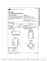 5962-87654012A(54FCT138LMQB) datasheet pdf National Semiconductor