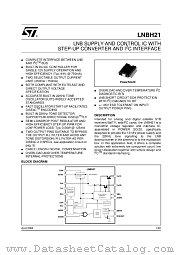 LNBH21 datasheet pdf ST Microelectronics