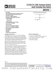 ADG3242 datasheet pdf Analog Devices