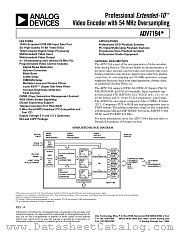 ADV7194KSTZ datasheet pdf Analog Devices