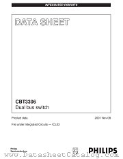 CBT3306D datasheet pdf Philips