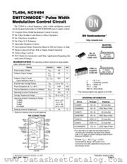 TL494CN datasheet pdf ON Semiconductor