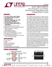 LT3028 datasheet pdf Linear Technology