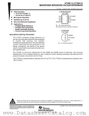LT1004CPW-2-5 datasheet pdf Texas Instruments
