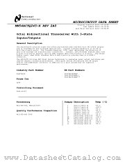 5962R9218701MSA(54ACTQ245FMQB-R) datasheet pdf National Semiconductor