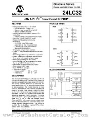 24LC32 datasheet pdf Microchip