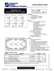 APTGT50TA170P datasheet pdf Advanced Power Technology