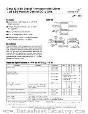 AA110-85 datasheet pdf Skyworks Solutions