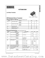 KST5088MTF datasheet pdf Fairchild Semiconductor