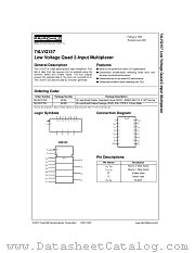 74LVQ157SCX datasheet pdf Fairchild Semiconductor